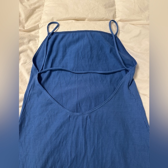 Reformation Dusk Blue Laney Knit Dress - NWT - Size L - Picture 8 of 14